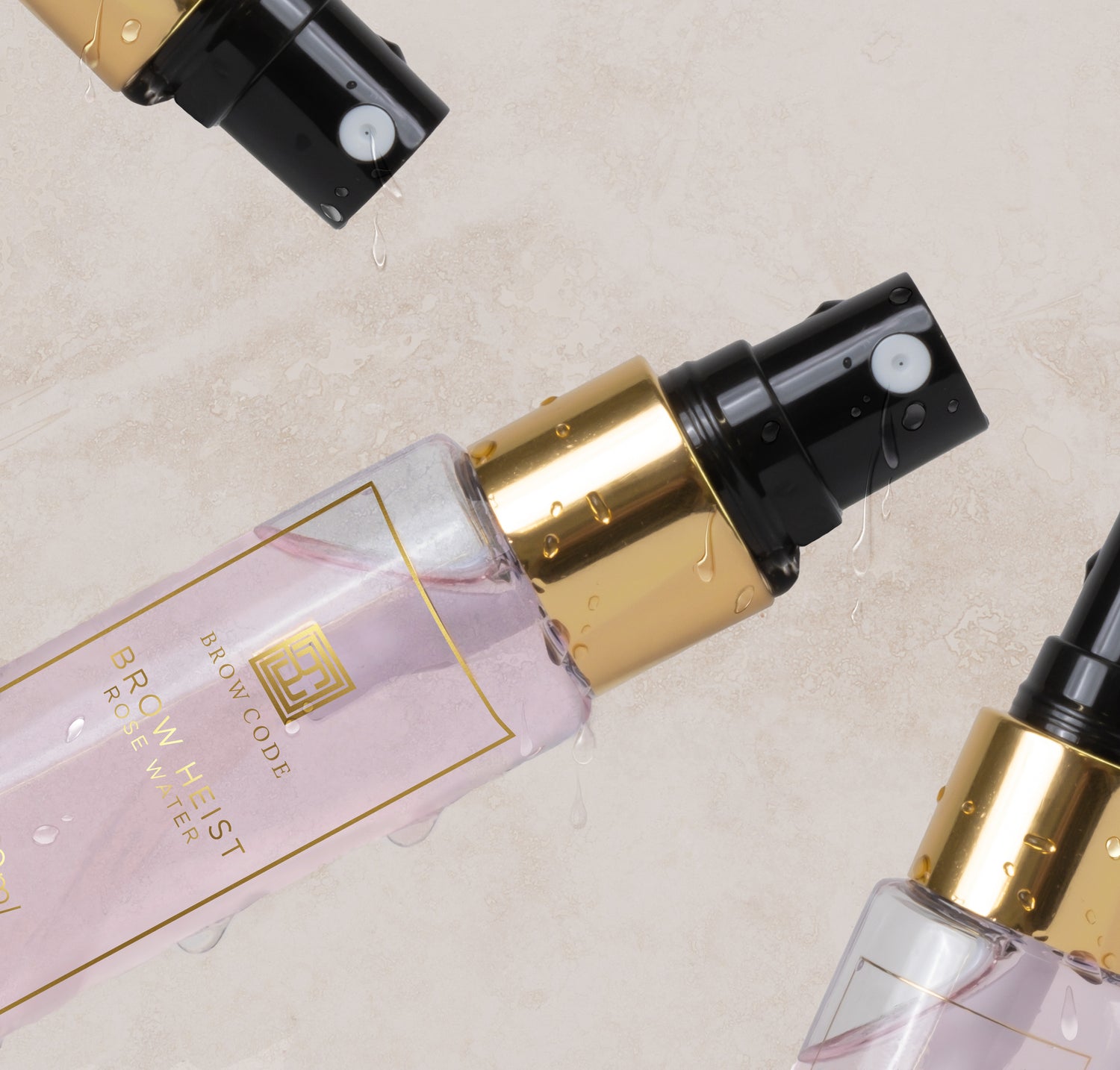 Stylised photo of Heist Rose Water Spray